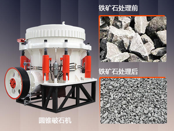 加工铁矿石的圆锥破石机多少钱一台？(附生产现场视频)