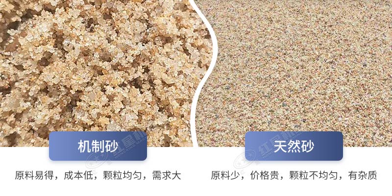 鹅卵石制成的机制砂可与天然沙相媲美