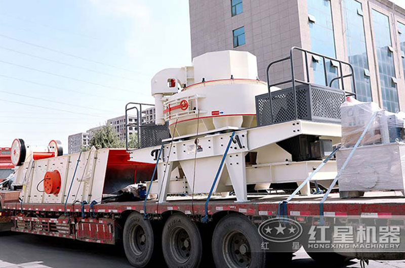 红星机器山沙开采设备发往上海
